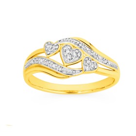 9ct%2C+Diamond+Ring