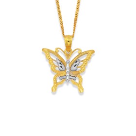 9ct+Butterfly+Pendant