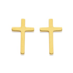 9ct+Cross+Studs