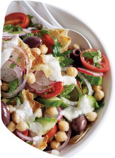 Delmaine+Chickpea+Salad+with+Feta+Dressing