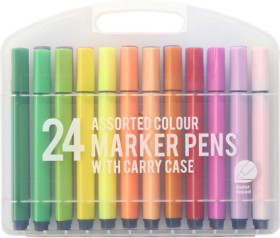 Whitcoulls+Markers+in+a+Carry+Case+-+Pack+of+24