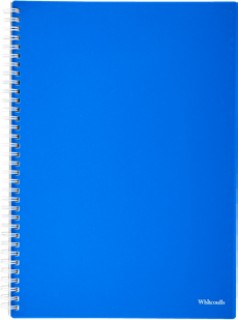 Whitcoulls-A4-Wiro-Bound-Blue-Notebook on sale