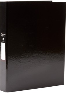 Whitcoulls-Ringbinder-A4-Glossy-Black on sale