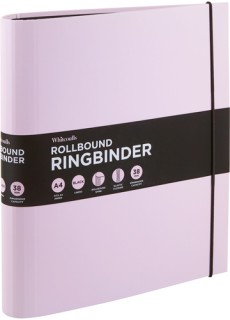 Whitcoulls-A4-Rollbound-Ringbinder-Pastel-Pink on sale