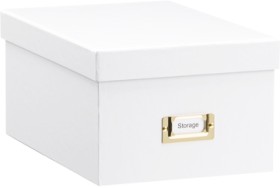 Whitcoulls+Glossy+White+Storage+Shoebox