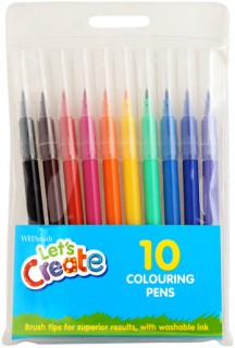 WH+Smith+Washable+Colouring+Pens+-+Pack+of+10