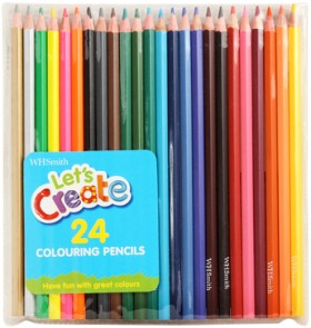 WHSmith-Colouring-Pencils-Pack-of-24 on sale