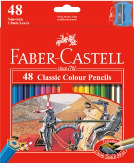 Faber+Castell+Classic+Colour+Pencils+-+Pack+of+48