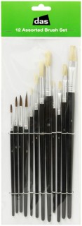 DAS+Brush+Set+Assorted+12+Pack