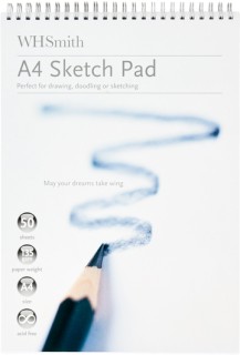 WHSmith-A4-Wiro-Sketchpad on sale