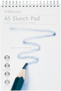 WHSmith-A5-Wiro-Sketchpad on sale