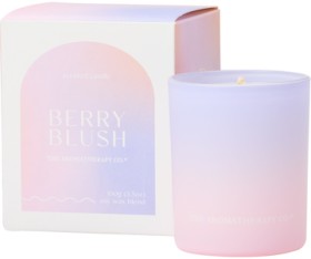 The-Aromatherapy-Co-Aura-Scented-Candle-Berry-Blush-100g on sale