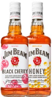 Jim+Beam+Black+Cherry+Bourbon+or+Jim+Beam+Honey+Bourbon+700ml