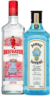 Beefeater+London+Dry+Gin+1L+or+Bombay+Sapphire+Gin+700ml