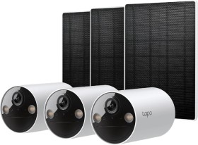 TP-Link-Tapo-C410-Solar-Powered-Security-Camera-Kit-3-Pack on sale