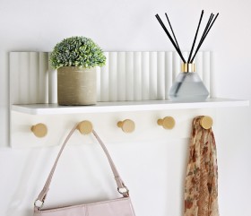 Ribbed+Wall+Shelf+with+Hooks+60x15cm