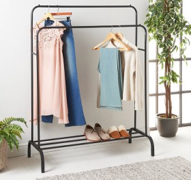 Spaceways-Double-Metal-Garment-Rail on sale