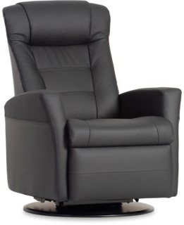 Monarch+Leather+Swivel+Rocking+Chair