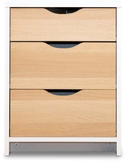 Breeze+3+Drawer+Bedside