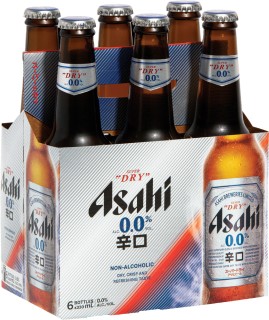 Asahi+Super+Dry+0%25+Bottles+6+Pack