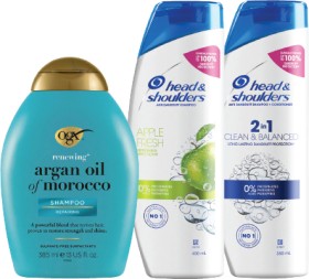 OGX+385ml%2C+Head+%26amp%3B+Shoulder+350%2F400ml+Shampoo+or+Conditioner