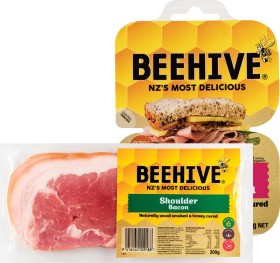 Beehive+Shaved+Ham+2x50g+or+Shoulder+Bacon+200g