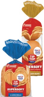 Tip+Top+Supersoft+Burger+Buns+or+Rolls+6+Pack