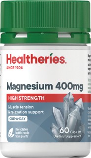 Healtheries+Magnesium+400mg+High+Strength+60s