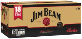 Jim+Beam+Gold+7%25+18+x+250ml+Cans