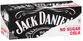 Jack+Daniel%26%23039%3Bs+No+Sugar+Cola+4.8%25+10+x+375ml+Cans