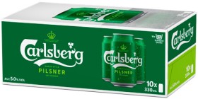 Carlsberg+Pilsner+10+x+330ml+Cans