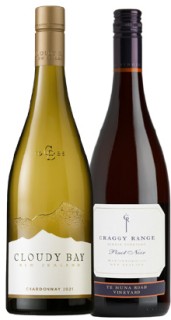 Cloudy+Bay+Chardonnay+or+Craggy+Range+Te+Muna+Road+Pinot+Noir+750ml