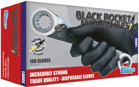 Black+Rocket+Gloves+-+Black+Nitrile+100pk