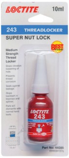 Loctite+243+Nutlock+Medium+Strength+10ml