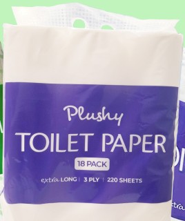 Plushy+18+Pack+Toilet+Paper