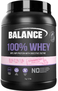 Balance+100%25+Whey+Strawberry+1kg