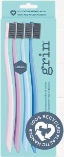 Grin-4-X-Toothbrushes-with-100-Recycled-Plastic-Medium on sale