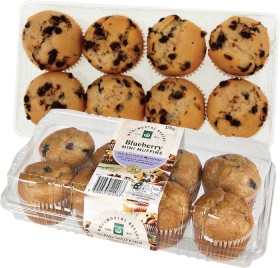 Woolworths+Muffins+Mini+Chocolate+Chip+or+Blueberry+8+Pack