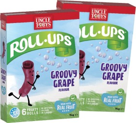 Uncle-Tobys-Roll-Ups-Groovy-Grape-94g on sale