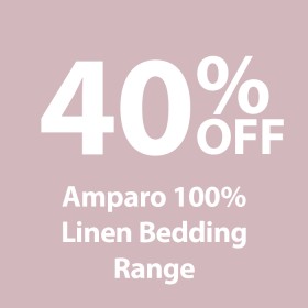 40%25+off+Amparo+100%25+Linen+Bedding+Range