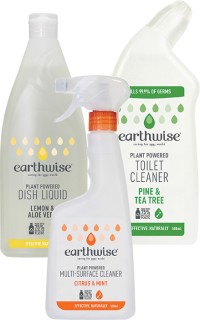 Earthwise+Dishwash+Liquid+750ml+or+Trigger+Cleaners+500ml+or+Toilet+Cleaner+500ml