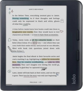 Rakuten-Kobo-Libra-Colour-7-eReader-Black on sale