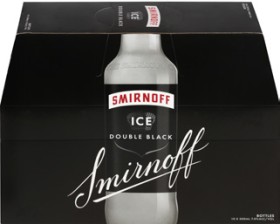 Smirnoff+Ice+Double+Black+7%25+10+x+300ml+Bottles