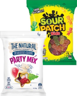 The-Natural-Confectionery-Co-or-Sour-Patch-Kids-180-230g on sale