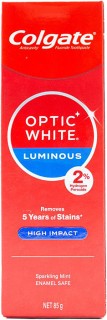 Colgate+Toothpaste+Optic+White+Luminous+High+Impact+85g