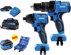 Kincrome+18V+2+Pce+Hammer+Drill+%26amp%3B+Impact+Driver+Kit