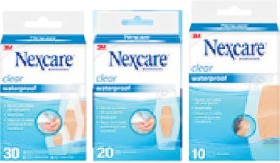 3M+Nexcare+Clear+Waterproof+Range