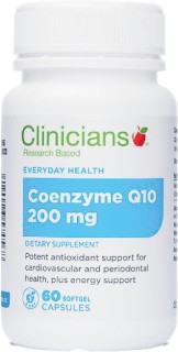 Clinicians+Coenzyme+Q10+200mg+60+Capsules