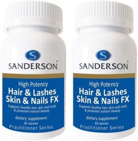 Sanderson+Hair+%26amp%3B+Lashes+Skin+%26amp%3B+Nails+FX+60+Softgel+Capsules