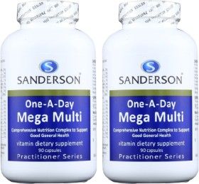 Sanderson+One-A-Day+Mega+Multivitamin+90+Capsules